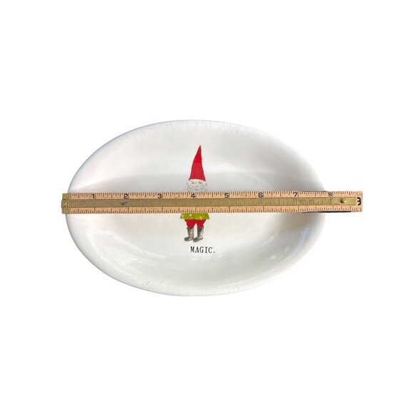Rae Dunn Artisan Collection by Magenta "Magic Gnome" Set of 3 Appetizer Plates - Picture 4 of 5